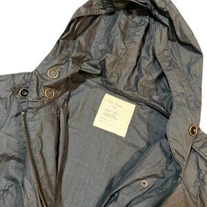 Free‎ People Charcoal Gray Utility Jacket Windbreaker Rain Coat Hooded XSmall